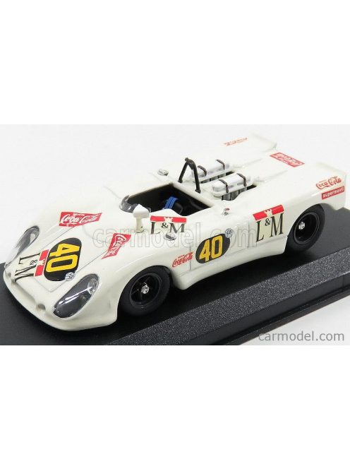 Best-Model - Porsche 908/2 Flunder Spider N 40 Temporada 1970 Decadenet - Pairetti White