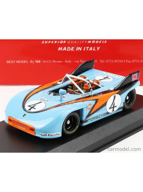 Best-Model - Porsche 908/3 Spider N 4 Targa Florio 1971 P.Rodriguez - H.Muller Light Blue Orange