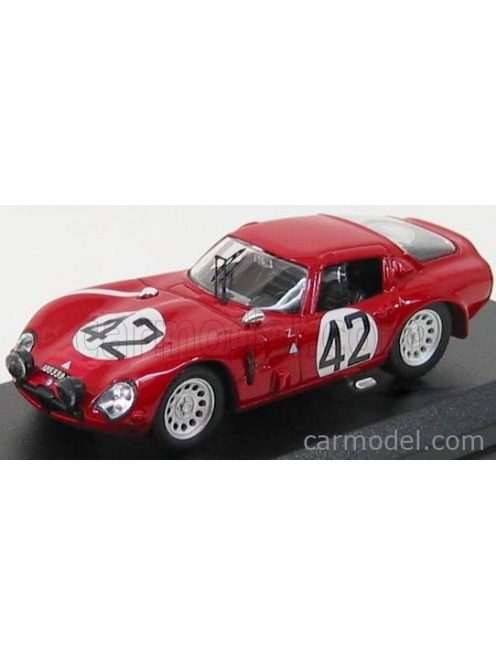 Best-Model - Alfa Romeo Tz2 N 42 24H Le Mans 1965 Zuccoli - Geky Red