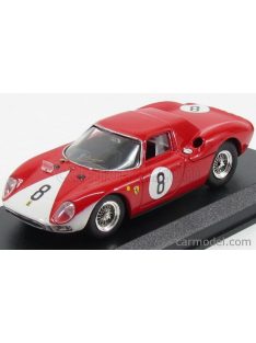   Best-Model - Ferrari 250 Lm N 8 2Nd 12H Reims 1964 J.Surtees-L.Bandini Red White