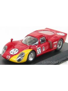   Best-Model - Alfa Romeo 33.2 N 22 Daytona 1968 Casoni - Biscardi Red Yellow