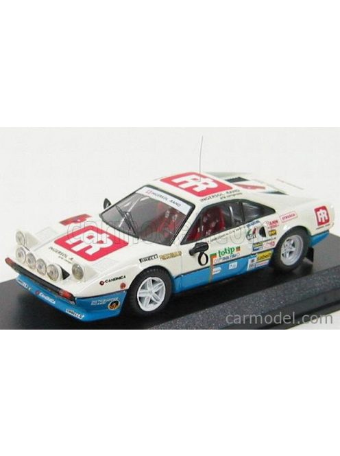 Best-Model - Ferrari 308 Gtb N 8 Rally Elba 1984 Amati - Ormezzano White Blue