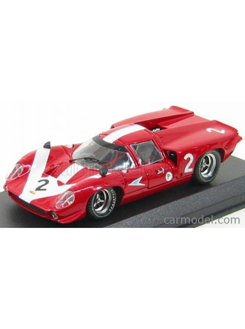 Best-Model - Lola T70 Coupe N 2 Brands Hatch 1967 Surtees - Hobbs Red White