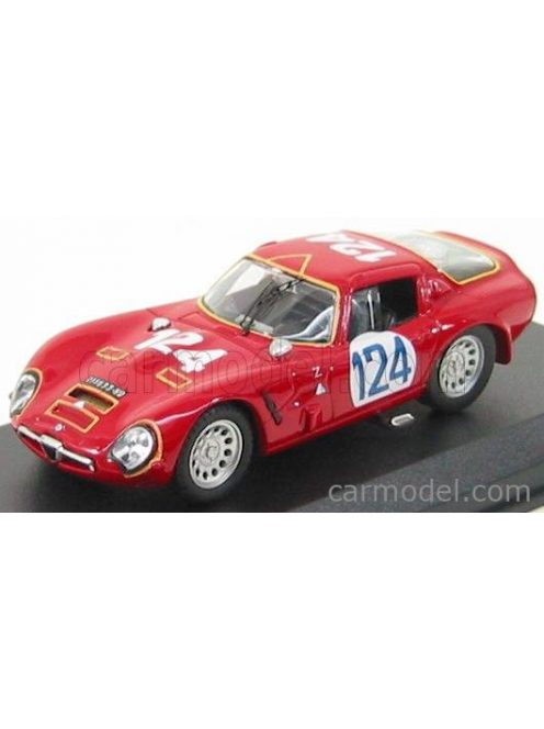 Best-Model - Alfa Romeo Tz2 N 124 Targa Florio 1967 Sangri-La - Federico Red