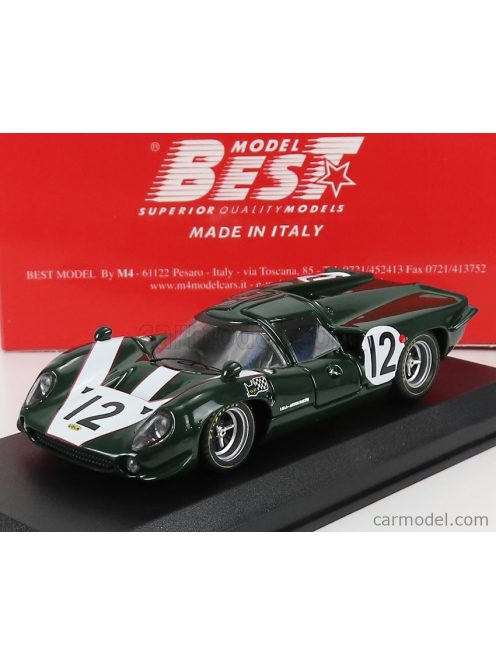 Best-Model - Lola T70 Mkiii Aston Martin 5.0L V8 Team Lola Racing N 12 24H Le Mans 1967 K.Irwin - P.De Klerk Green