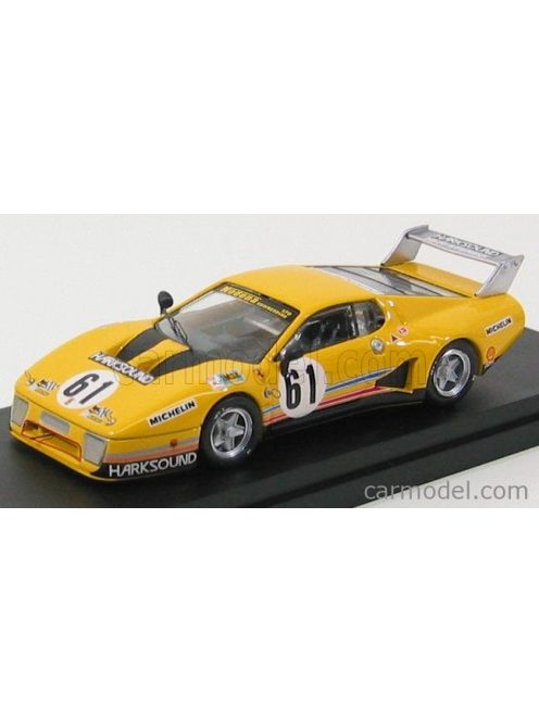 Best-Model - Ferrari 512Bb Lm N 61 Le Mans 1980 Beaurlys - Faure Yellow