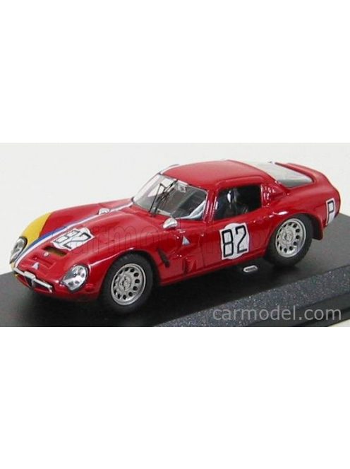 Best-Model - Alfa Romeo Tz2 N 82 Nurburgring 1967 Trosch-Pilette Red Yellow