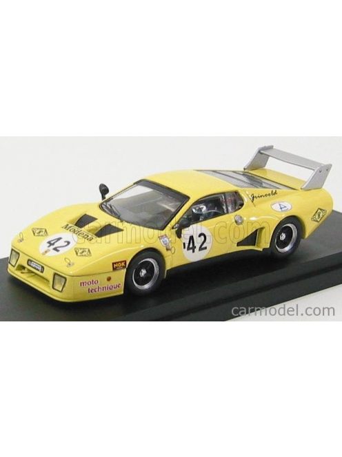 Best-Model - Ferrari 512Bb Lm N 42 Silverstone 1981 Bond - Bell - Griswor. Yellow