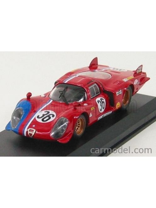 Best-Model - Alfa Romeo 33.2 N 36 Le Mans 1969 Pilette - Slotemaker Red