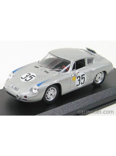 Best-Model - Porsche 1600Gs Abarth N 35 Le Mans 1962 Buchet - Schiller Silver