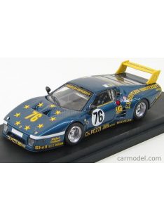   Best-Model - Ferrari 512Bb Lm Team Charles Pozzi Jms Racing N 76 24H Le Mans 1980 P.Dieudonne - J.Xhenceval - H.Regout Blue Met Yellow