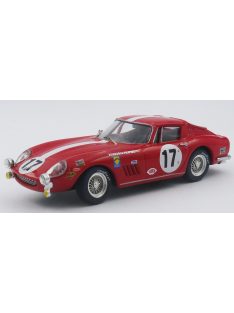   Best-Model - FERRARI 275 GTB 3.3L V12 TEAM SCUDERIA FILIPINETTI N 17 24h LE MANS 1968 JACQUES REY - CLAUDE HALDI RED