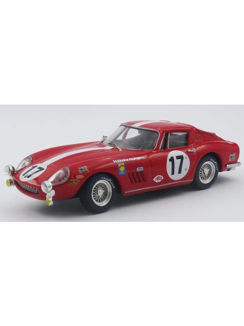 Best-Model - FERRARI 275 GTB 3.3L V12 TEAM SCUDERIA FILIPINETTI N 17 24h LE MANS 1968 JACQUES REY - CLAUDE HALDI RED