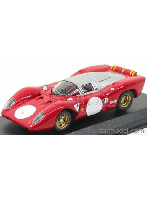 Best-Model - Ferrari 312P Coupe N 0 Monza Prova 1969 Red Silver