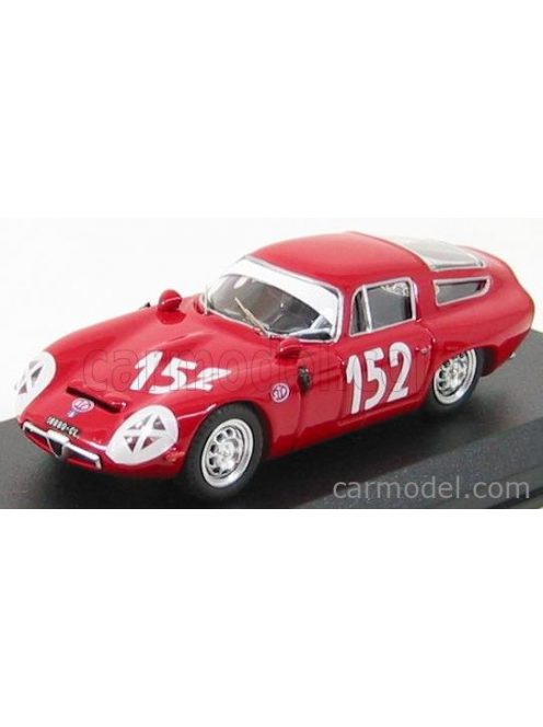 Best-Model - Alfa Romeo Tz1 N 152 Targa Florio 1970 Giugno - Sutera Red