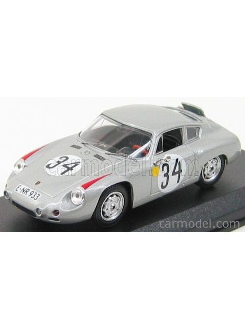 Best-Model - Porsche 1600Gs Abarth N 34 Le Mans 1962 Barth - Herrmann Silver