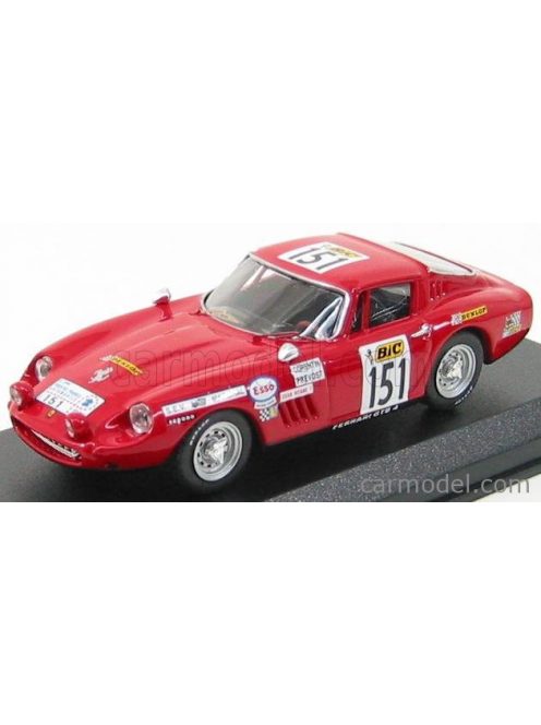 Best-Model - Ferrari 275 Gtb4 Coupe N 151 Tour De France 1970 A.Corentin - B.Prevost Red