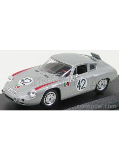   Best-Model - Porsche 356B 1600Gs Carrera Gtl Abarth N 42 Targa Florio 1962 Herrmann - Linge Silver