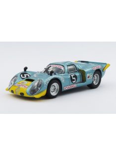   Best-Model - ALFA ROMEO 33.2 N 5 CIRCUITO DE RESTINGA 1974 SANTOS PERAS LIGHT BLUE YELLOW