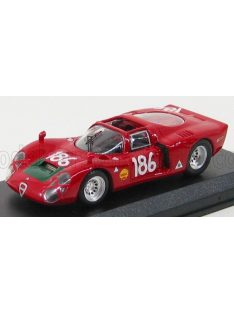   Best-Model - ALFA ROMEO 33.2 SPIDER N 186 TARGA FLORIO 1968 GIUNTI - GALLI RED