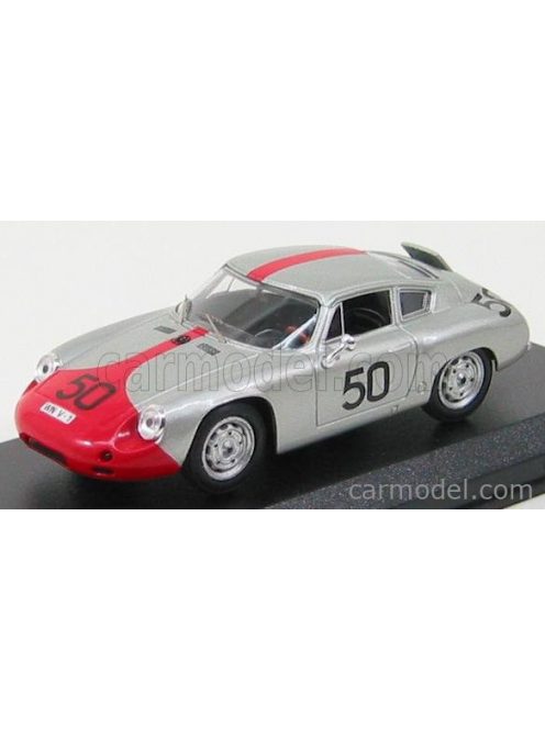 Best-Model - Porsche 1600Gs Abarth N 50 Targa Florio 1962 Strale - Hahnl Silver Red