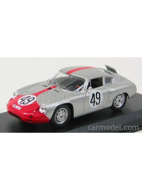 Best-Model - Porsche 1600Gs Abarth N 49 Sebring 1962 Strle - Hahnl Silver Red