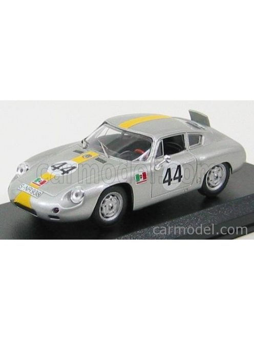 Best-Model - Porsche 1600Gs Abarth N 44 Targa Florio 1962 Conte - Pucci - Barth Silver Yellow