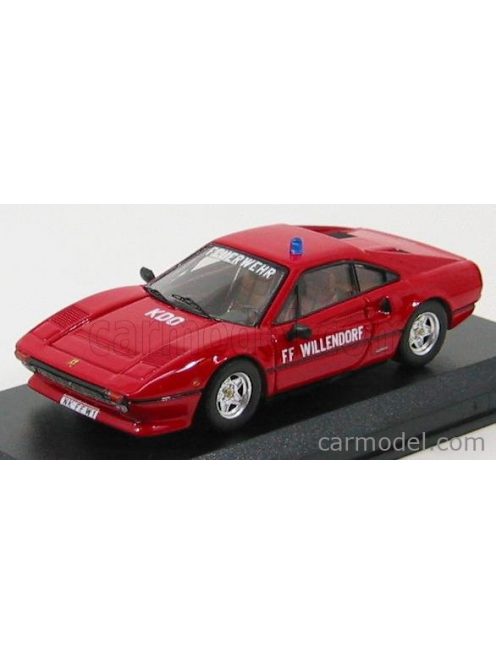 Best-Model - Ferrari 308 Gtb Coupe 1983 Feuerwehr Ff Willendorf Austria - Fire Engine Red