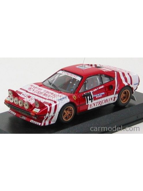 Best-Model - Ferrari 308 Gtb Gr.4 N 14 Rally Tour De Corse 1981 Andruet - Biche Red White