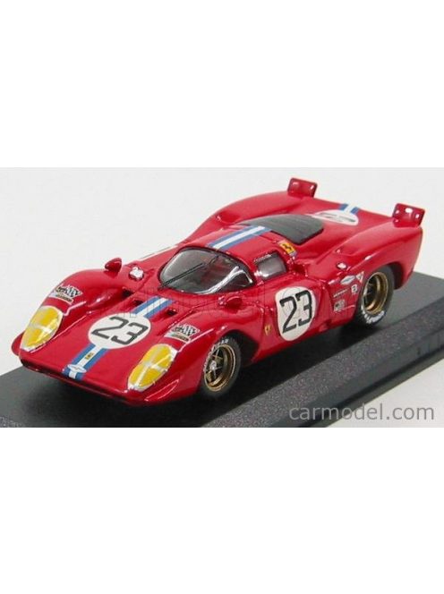 Best-Model - Ferrari 312P Coupe N 23 Sebring 1970 Chinetti Jr. - Adamowicz Red