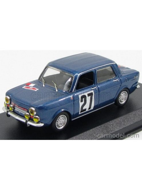 Best-Model - Simca Abarth 1150 4-Door N 27 Rally De Franche-Comte' 1967 Blue