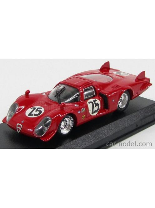 Best-Model - Alfa Romeo 33.2 Lm N 25 Daytona 1969 Dibos - Chappuis - Calabattisti Red