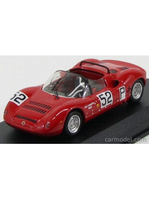 Best-Model - Fiat Abarth Sp 1000 N 52 1000Km Nurburgring 1967 Walton - Delmar - Morgan Red