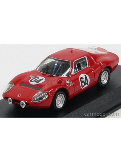 Best-Model - Fiat Abarth Ot1300 Team Ecurie Du Maine N 64 24H Le Mans 1967 Martin - Mesange Red