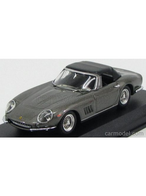 Best-Model - Ferrari 275 Gtb Spider Cabriolet Closed 1967 Grey Black