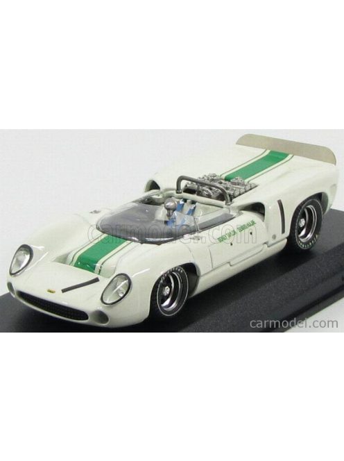 Best-Model - Lola T70 Spider N 1 Winner Mallory Park 1966 D.Hulme White