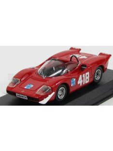   Best-Model - FIAT ABARTH 2000 S N 418 WINNER TRIESTE-OPICINA 1969 F.PILONE RED