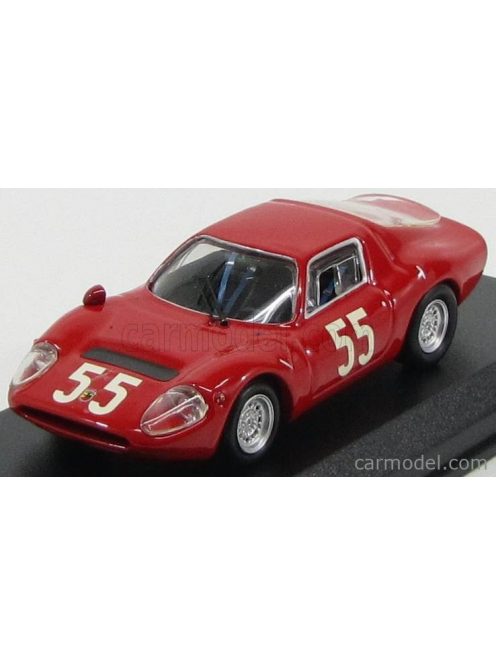 Best-Model - Fiat Abarth Ot1300 Coupe N 55 Monza 1966 Baghetti - Cella - Fischhaber - Furtmayr Red