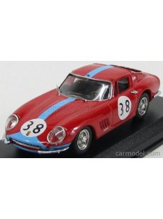   Best-Model - Ferrari 275 Gtb/4 Coupe N 38 Winner 1000Km Parigi 1966 Vestey - Gaspar Red Bluette