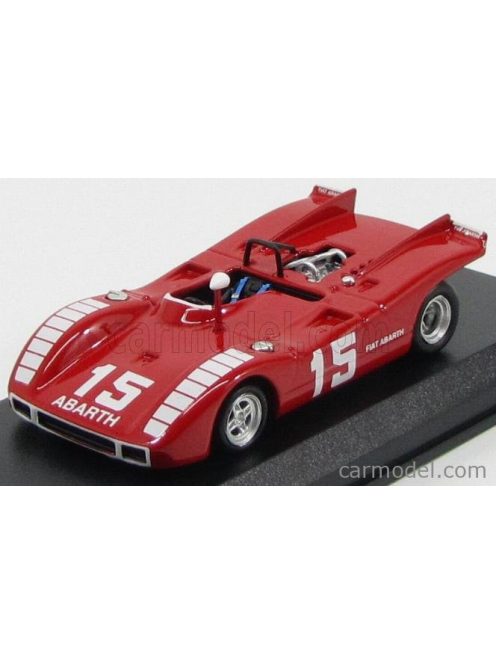 Best-Model - Fiat Abarth 2000Sp Spider N 15 Nurburgring 1970 K.Ahrens Jr. Red White