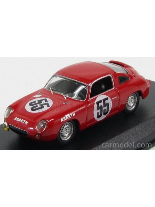 Best-Model - Fiat Abarth 700S Coupe Team Abarth & Cie N 55 24H Le Mans 1961 P.Condrillier - C.Foitek Red