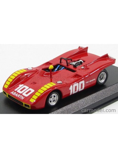 Best-Model - Fiat Abarth 2000Sp Spider N 100 Gp De Enna 1970 A.Merzario Red Yellow