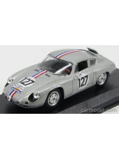   Best-Model - Porsche Abarth Coupe N 127 Tour De France 1961 Bouchet - Aury Silver