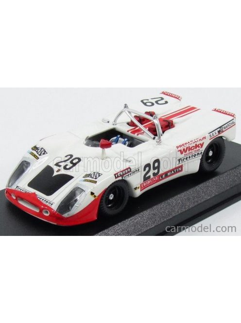 Best-Model - Porsche 908/2 Flunder Team Wicky Racing N 29 24H Le Mans 1971 A.Wicky - M.C.Olivar White Red