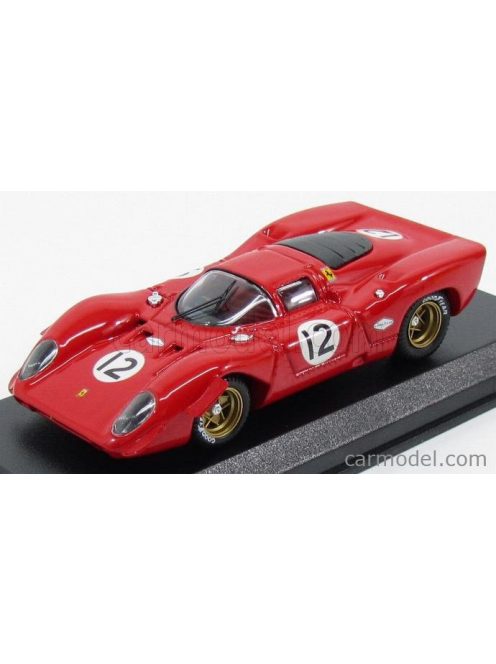 Best-Model - Ferrari 312P Coupe N 12 Bridgehampton 1969 P.Rodriguez Red