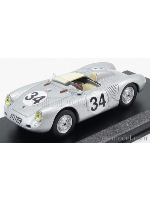 Best-Model - Porsche 550Rs Spider N 33 24H Le Mans 1957 Storez - Crawford Silver