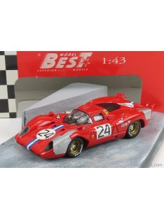   Best-Model - Ferrari 312 Coupe N 24 Daytona 1970 M.Parkes - S.Posey Red