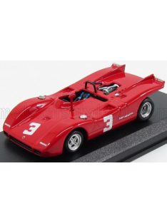   Best-Model - FIAT ABARTH 2000 SPIDER N 3 2nd EUROPEAN 2 LITRE CHAMPIONSHIP SALZBURGRING 1970 D.QUESTER RED