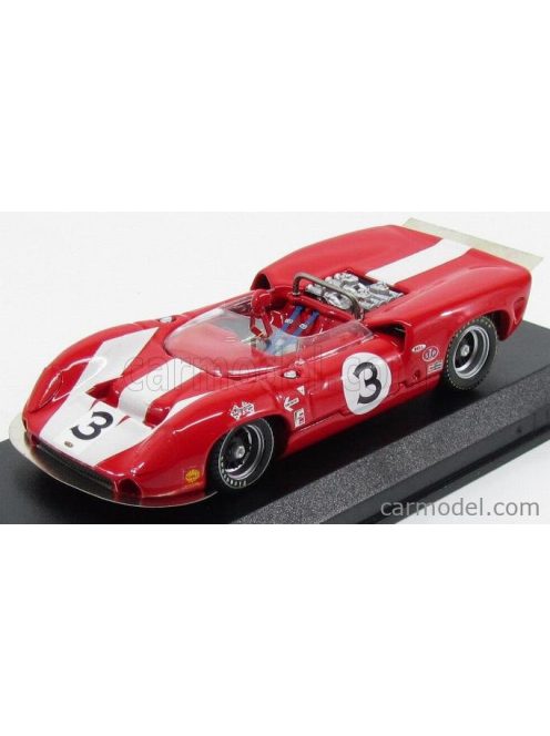 Best-Model - Lola T70 Mk2 Spider N 3 Winner Can-Am St Jovite 1966 J.Surtees Red