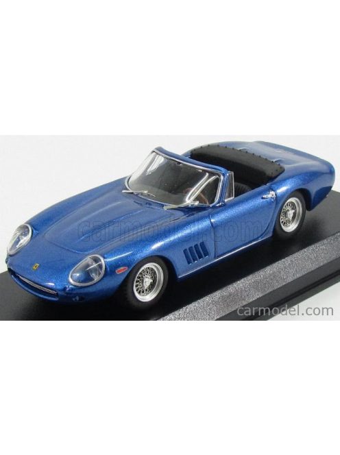 Best-Model - Ferrari 275 Gtb/4 Spider Nart 1967 - Personal Car Steve Mcqueen Blue Met